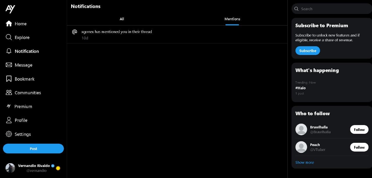 Twitter Clone screenshot 2