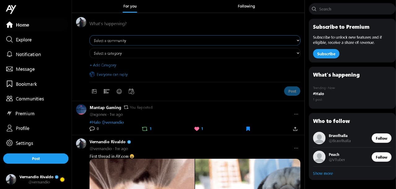Twitter Clone screenshot 3